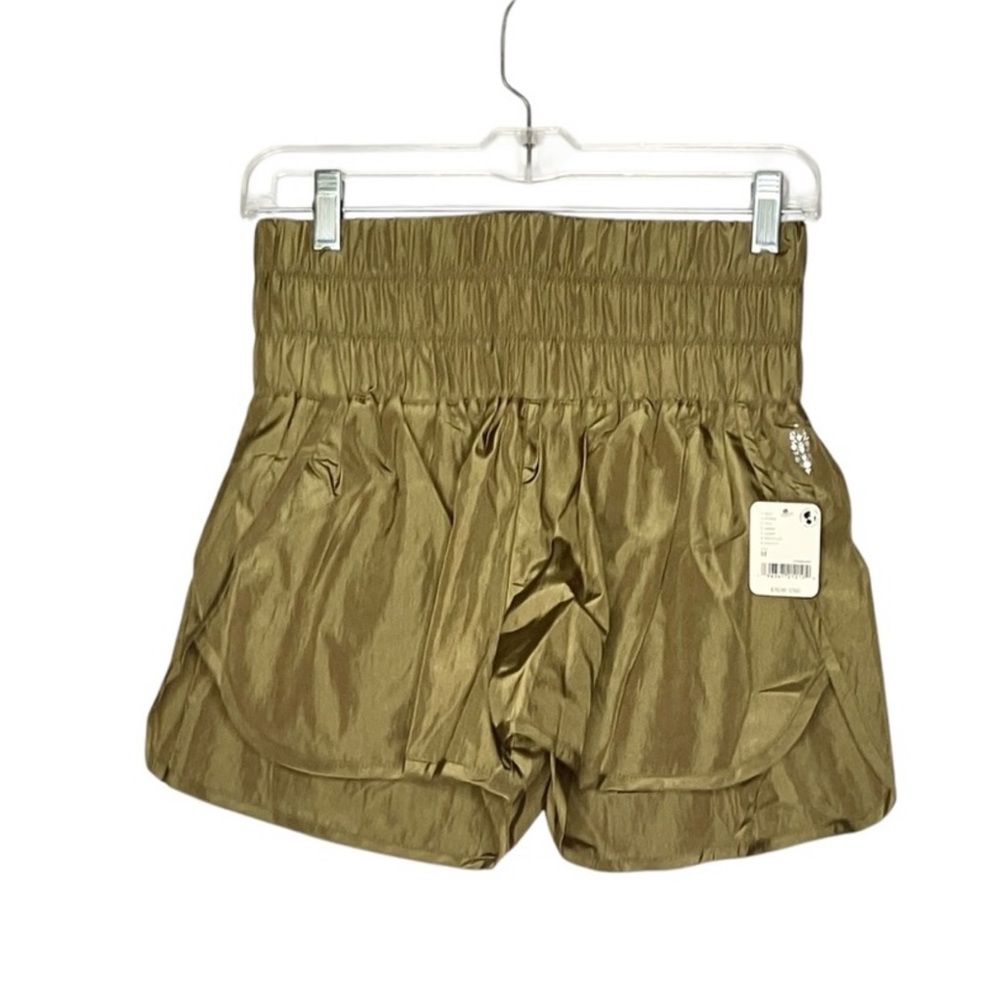 Free People NWT Medium The Way Home Shorts  army free People movement - Picture 7 of 16
